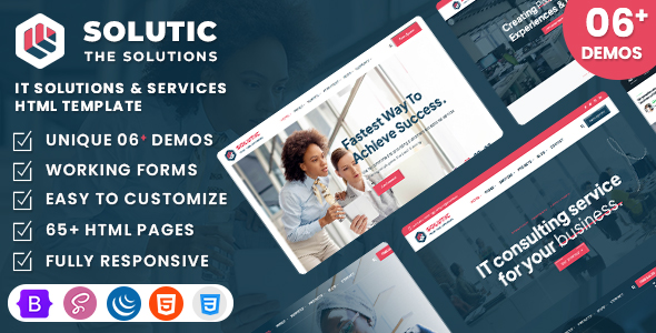 Solutic - IT Solutions and Services HTML Template